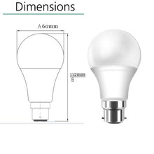 Load image into Gallery viewer, (Pack of 9)12W LED Light Bulb, B22 Base.6500K Daylight. Daily essentials.

