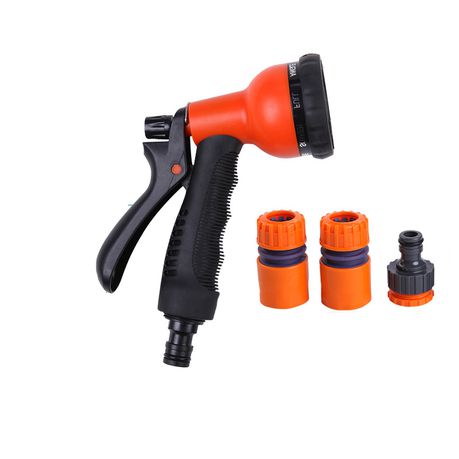 Shind 4 Piece 8 Pattern Spray Nozzle Set Buy Online in Zimbabwe thedailysale.shop