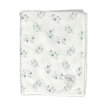 Load image into Gallery viewer, Baby Swaddle Blanket and Newborn Beanie Set - Eucalyptus
