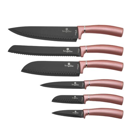 Berlinger Haus 6-Piece Titanium Coating Knife Set - iROSE Buy Online in Zimbabwe thedailysale.shop