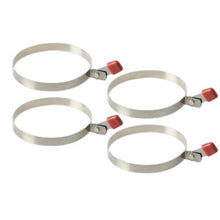 Load image into Gallery viewer, Egg Rings Set - Stainless Steel - 2 Ring Pieces Per Pack - Bulk Pack of 2
