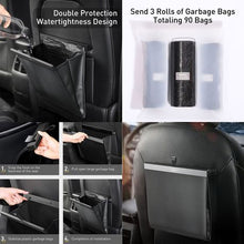 Load image into Gallery viewer, Baseus Large Garbage Bag for Car Back Seat -  Black
