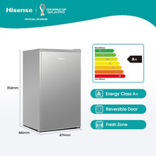 Load image into Gallery viewer, Hisense - 92L Net - Titanium Silver Bar Fridge
