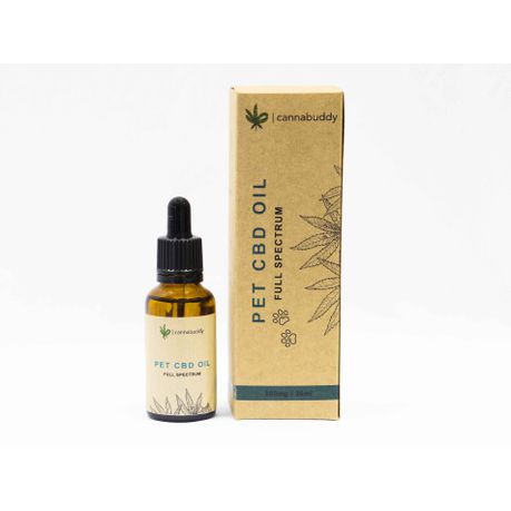 Cannabuddy CBD Oil For Pets Full-Spectrum 300mg - 30ml Buy Online in Zimbabwe thedailysale.shop