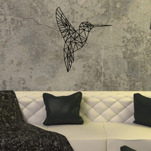 Load image into Gallery viewer, Metal Wall Art - Polygon Hummingbird

