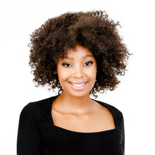 Load image into Gallery viewer, Short Afro Curly Machine Made Synthetic Wig Bella 4#
