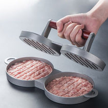 Load image into Gallery viewer, Double Burger Meat Press Mold Non-Stick
