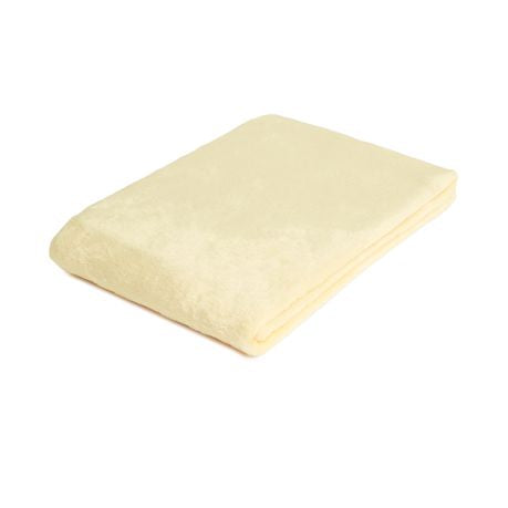 Wiggle - 100 x 150cm Flannel Fleece Blanket - Yellow Buy Online in Zimbabwe thedailysale.shop