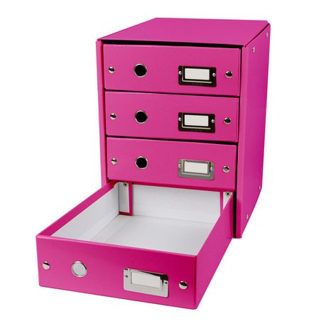 Leitz: Drawer Cabinet 4 Drawers - Pink Buy Online in Zimbabwe thedailysale.shop
