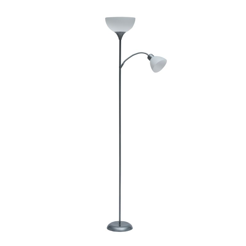 2-Light Minimalist Indoor Floor Lamp