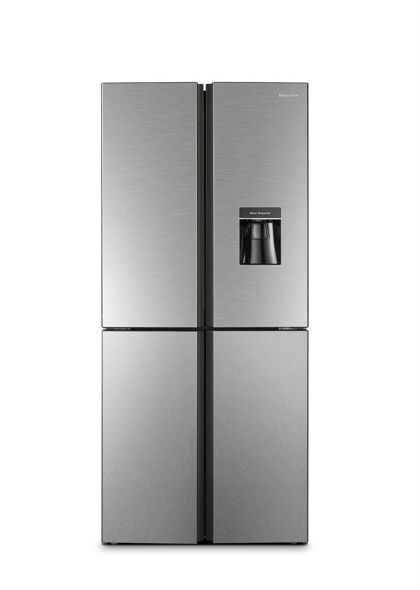Hisense 392L No Frost 4 Door Freezer Fridge with Water Dispenser-Inox Buy Online in Zimbabwe thedailysale.shop