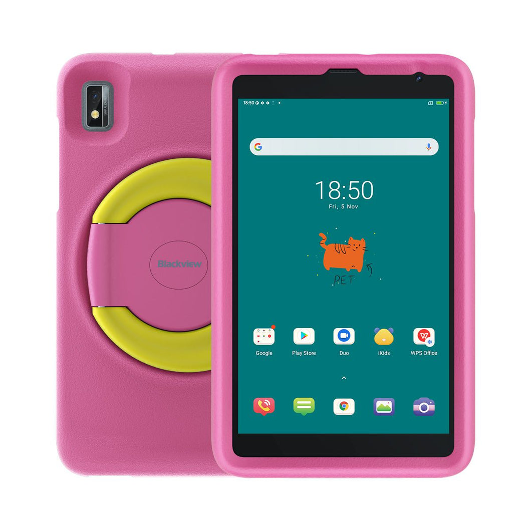 Blackview Tab 6 for KIDS Smart Tablet Including Cover & iKids Application - Pink