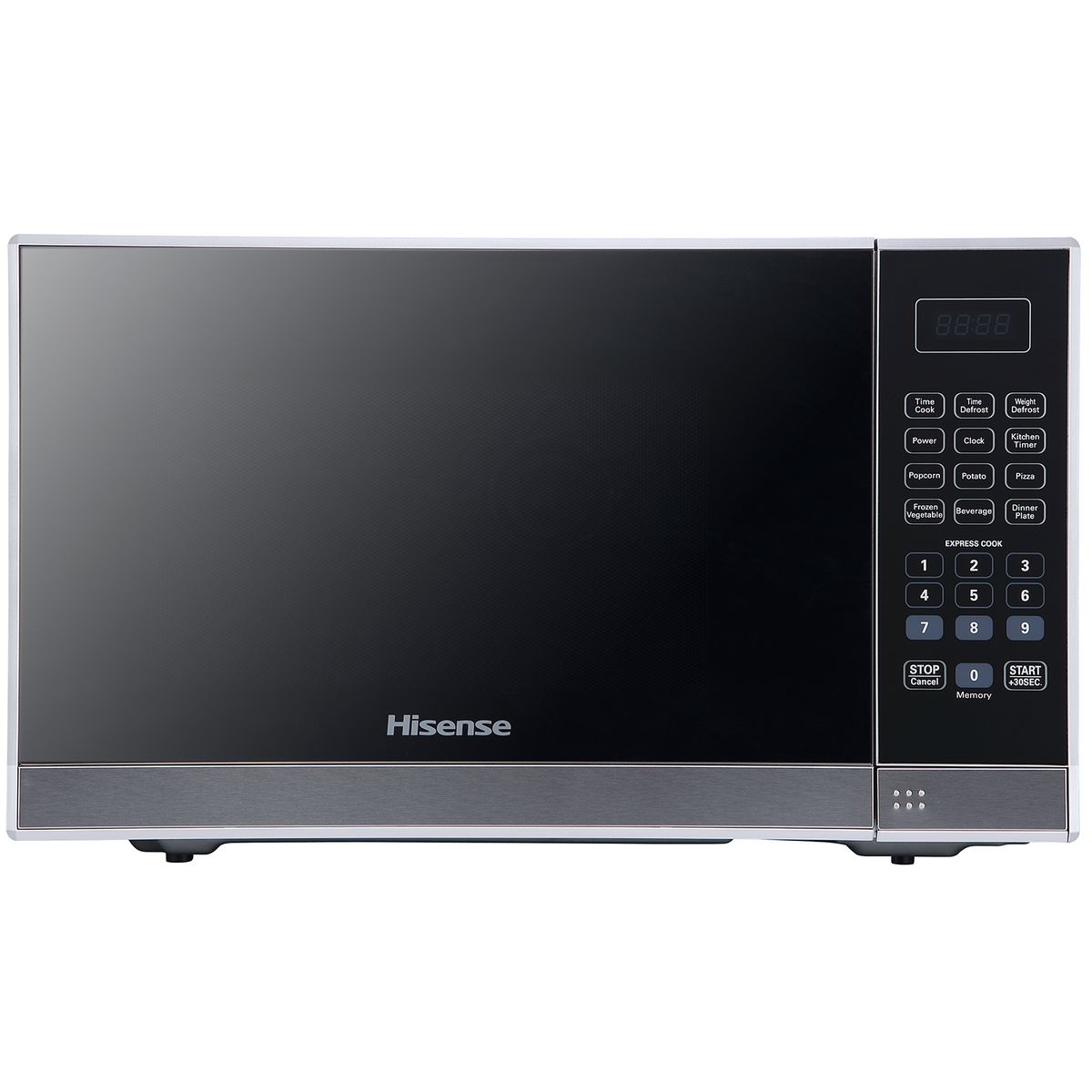 Hisense - 36 Litre Microwave Oven - Mirror Silver Buy Online in Zimbabwe thedailysale.shop