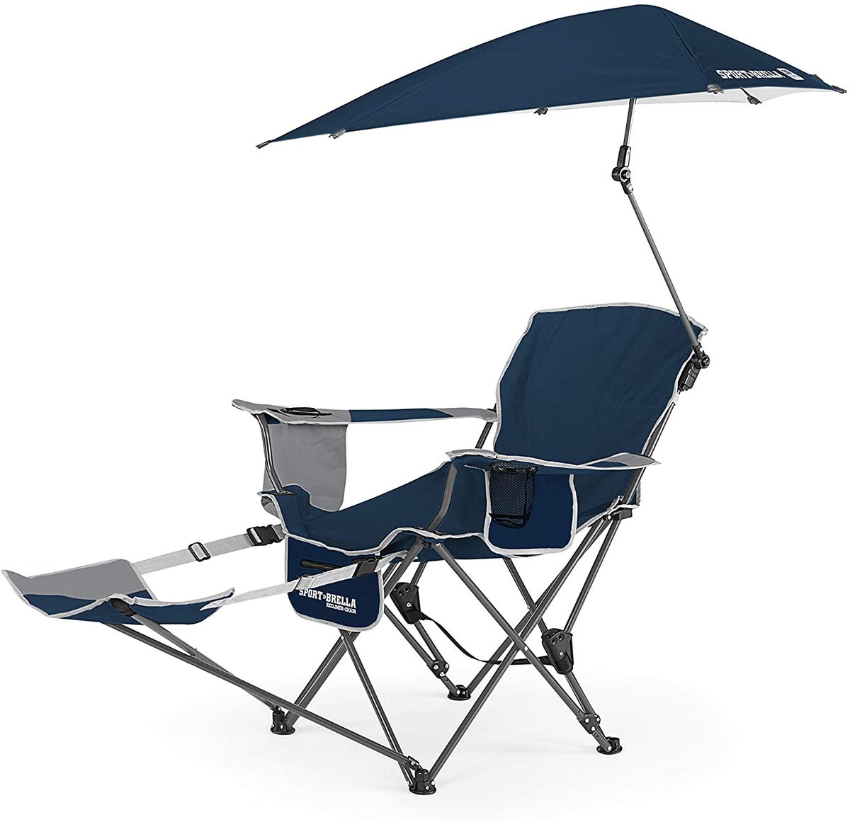 Sport Brella 3-position Reclining Chair with removable Footrest & Umbrella Buy Online in Zimbabwe thedailysale.shop