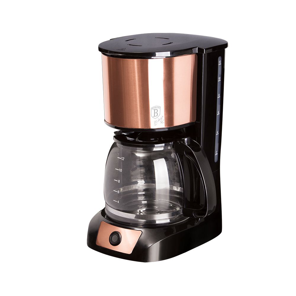 Berlinger Haus 1,5L Electric Coffee Maker - Rose Gold Buy Online in Zimbabwe thedailysale.shop