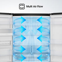 Load image into Gallery viewer, Hisense - 536 Litre French Door Fridge - Black
