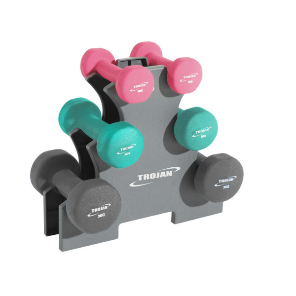 Dumbbell Weight Lifting Soft Touch Set Trojan